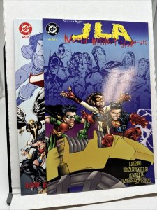 JLA: WOLRD WITHOUT GROWN-UPS Books 1-2 ~ COMPLETE SERIES [DC 1998] (tear Book 1)