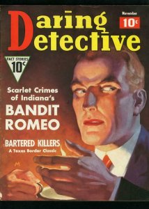 DARING DETECTIVE NOV 1936-TRUE CRIME-NEW JERSEY RIPPER-VG VG