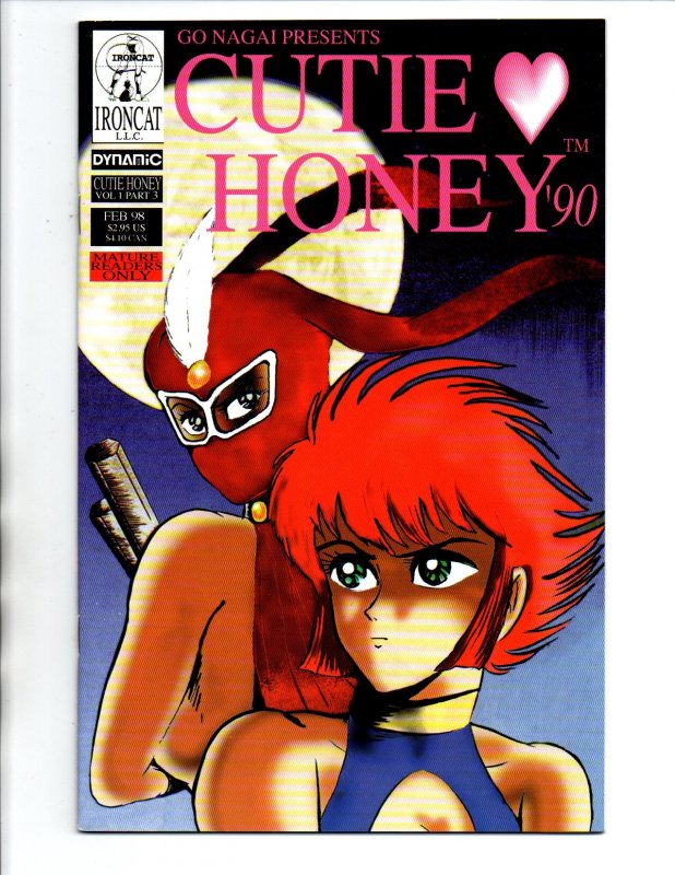 Cutie Honey vol.1 #1 2 & 3 Set - Manga - Ironcat - NM