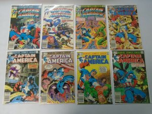 Captain America lot 42 different from #251-300 avg 8.0 VF (1980-84 1st Series)