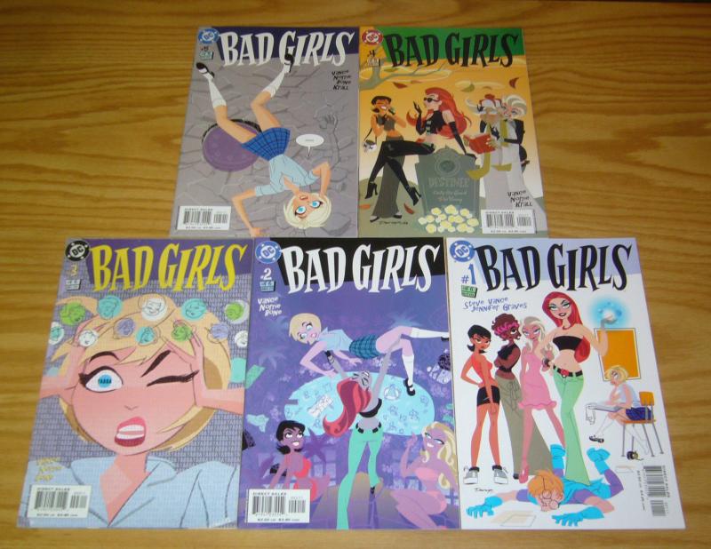 Bad Girls #1-5 VF/NM complete series - darwyn cooke - dc comics set lot 2 3 4