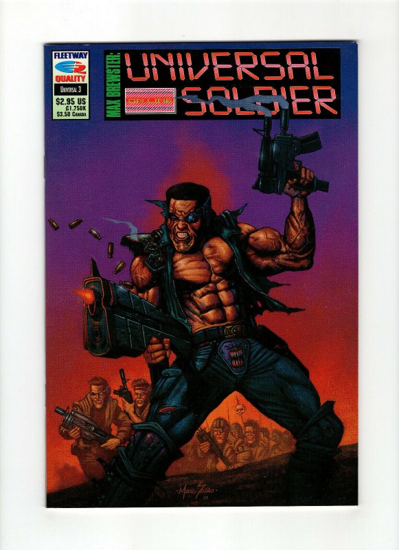 Max Brewster: Universal Soldier #3 & #4 (Fleetway Quality, 1993) 