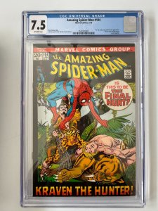 AMAZING SPIDER-MAN #104 CGC 7.5  Kraven The Hunter Ka-Zar (1972)