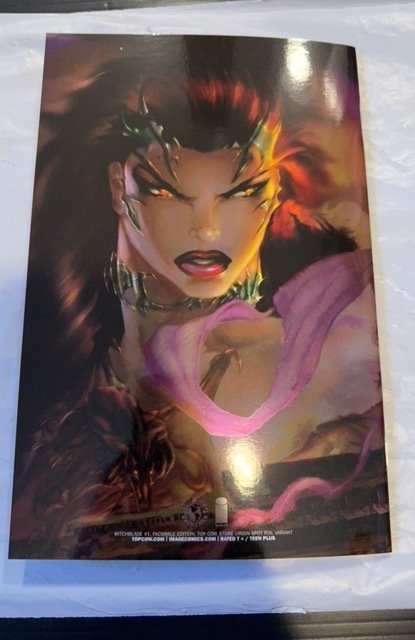 Witchblade #1 (2015)25th anniversary of 1st issue foil top cow virgin variant
