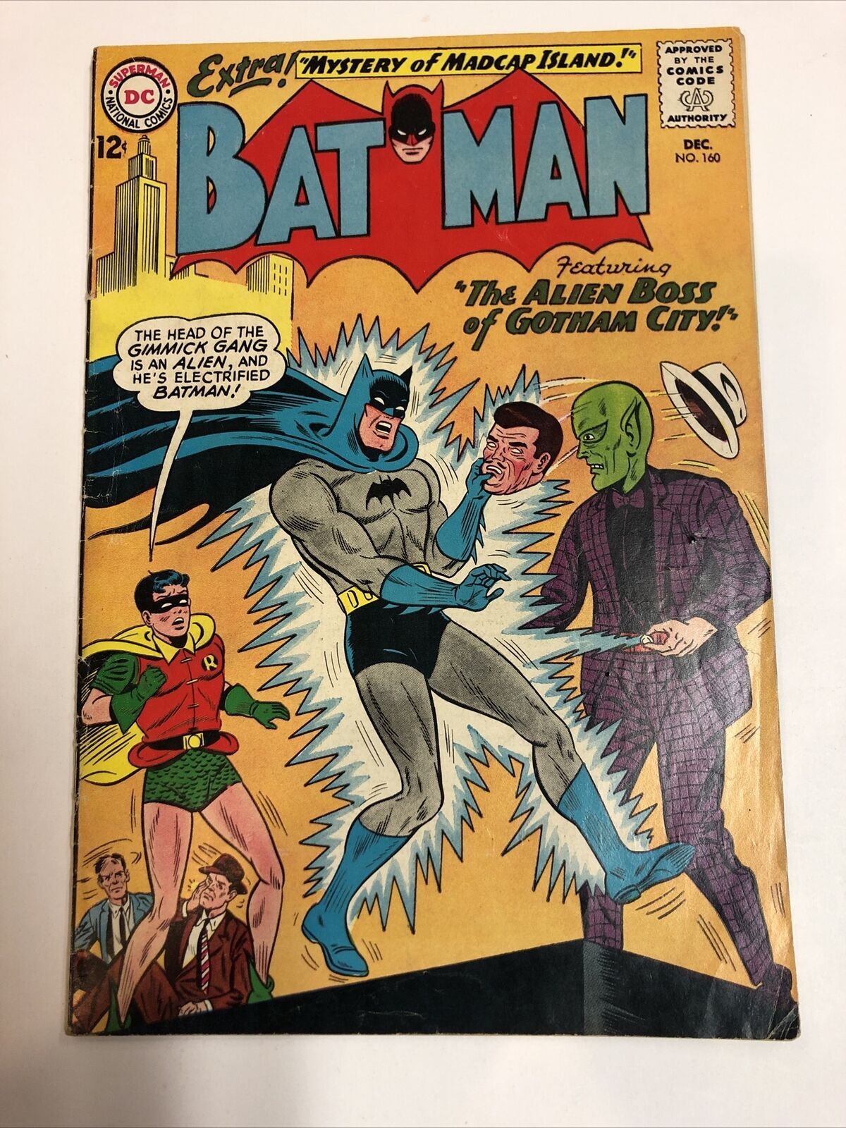 Batman (1963) # 160 (VG) The Alien Boss Of Gotham City | Comic Books -  Silver Age, DC Comics, Batman, Superhero / HipComic