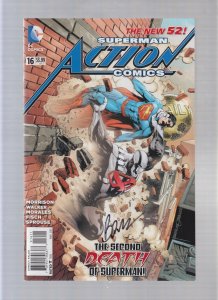 Action Comics #16 - SIGNED BY BRAD WALKER! (9.0/9.2) 2013