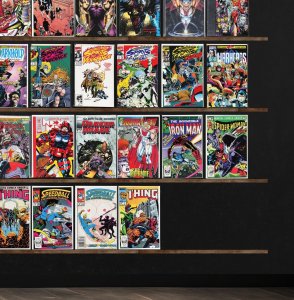 Huge Lot 150+ Comics with The Thing, Silver Surfer, Wolverine, Nomad & More!