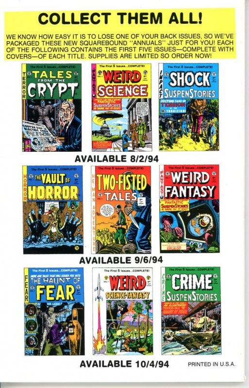 Weird Science Annual 1  Trade Paperback  (EC Comics Reprints 1-5)