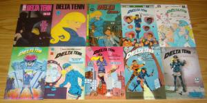 Delta Tenn #1-10 VF/NM complete series - bad girl cop with gun TE COMICS set