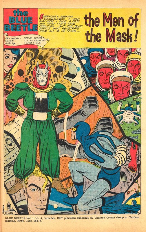 All DITKO All the Time! BLUE BEETLE Vol. 1 - #4, #5 (1967-68) 5.5 FN- Charlton