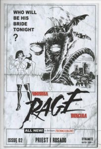 VAMPIRELLA DRACULA RAGE #2 G, NM, Femme, Vampire, Haeser Variant, 2023