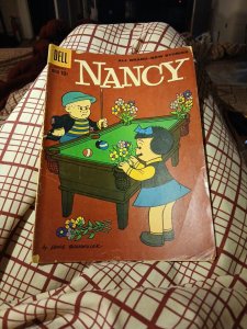 Nancy 163 Dell 1959 comic book early PEANUTS appearance Silver Age Charlie Brown