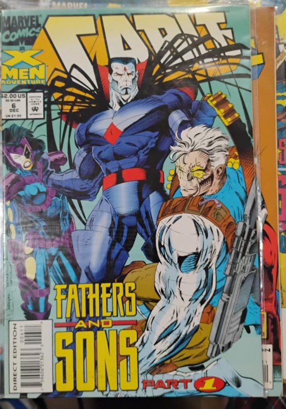 Cable # 6  1993 Marvel disney  NATHAN SUMMERS MISTER SINISTER FATHER AND SONS