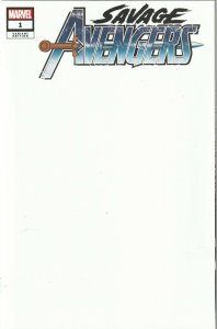 Savage Avengers # 1 Blank Variant NM Marvel [F8]