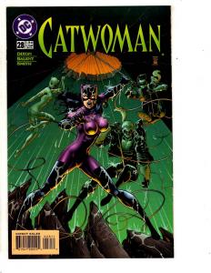 Lot Of 12 Catwoman DC Comic Books # 27 28 (2) 29 (2) 30 (3) 32 (2) 33 (2) SS7