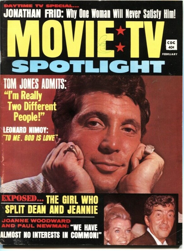 MOVIE TV SPOTLIGHT #1-1970-JONATHAN FRID-LEONARD NIMOY-PAUL NEWMAN