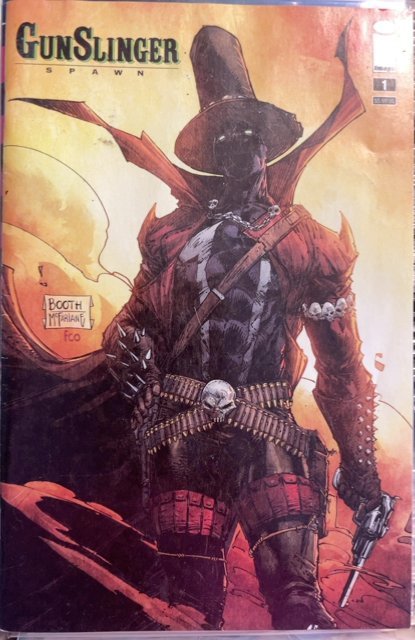 Gunslinger Spawn #1 (2021) VF small crease on back, pressure points bottom rear