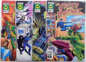 The Green Hornet Lot of 4 #16, 17, 18, 19 1993 Now Comics 1st Print Comic Books