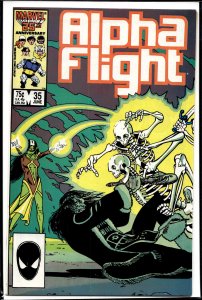 Alpha Flight #35 (1986) Alpha Flight