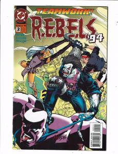 Lot of 6 REBELS '94 DC Comic Books #0 1 2 3 4 10 BH46