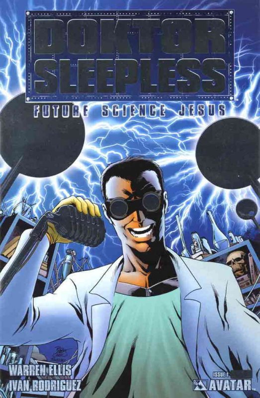 Doktor Sleepless #1E VF/NM ; Avatar | Signed Platinum Variant  With Signed Poste
