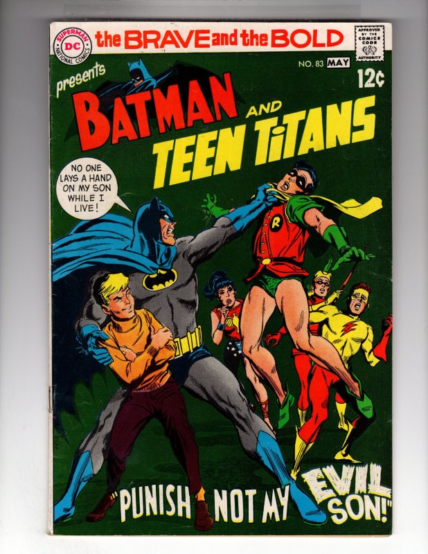 The Brave and the Bold #83 (1969) / MC#60  Comic Books - Silver Age, DC  Comics, Teen Titans, Superhero / HipComic