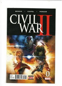 Civil War II #0 VF/NM 9.0 Marvel Comics 2016 Captain Marvel