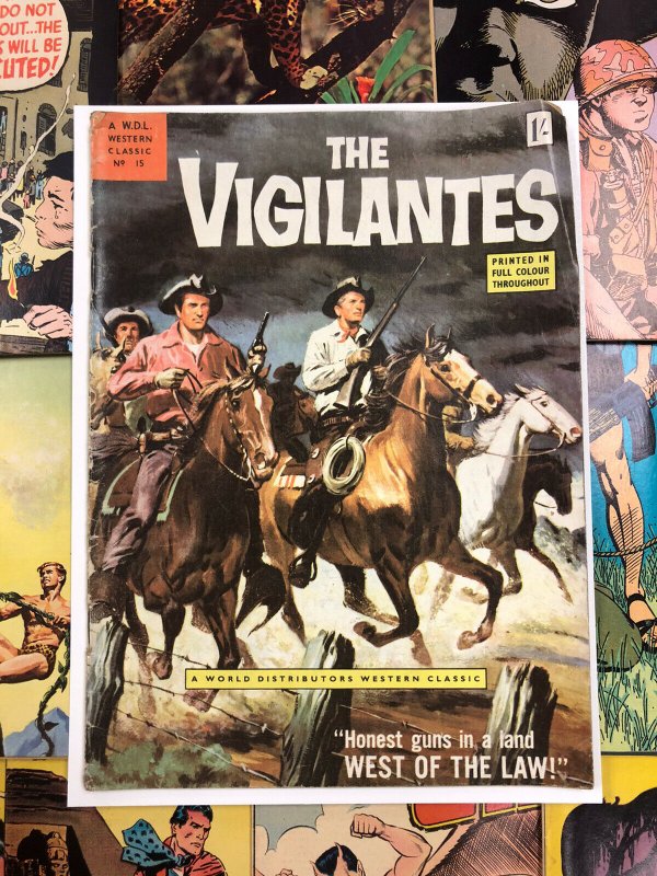 The Vigilantes #15 VG 4.0 western classic USA americana SILVER AGE comics 