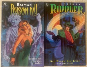 BATMAN OGN LOT OF 12: BANE, BATGIRL, POISON IVY, RIDDLER, TWO-FACE, MORE!