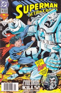 Action Comics #695 (Newsstand) FN ; DC | Superman Lobo