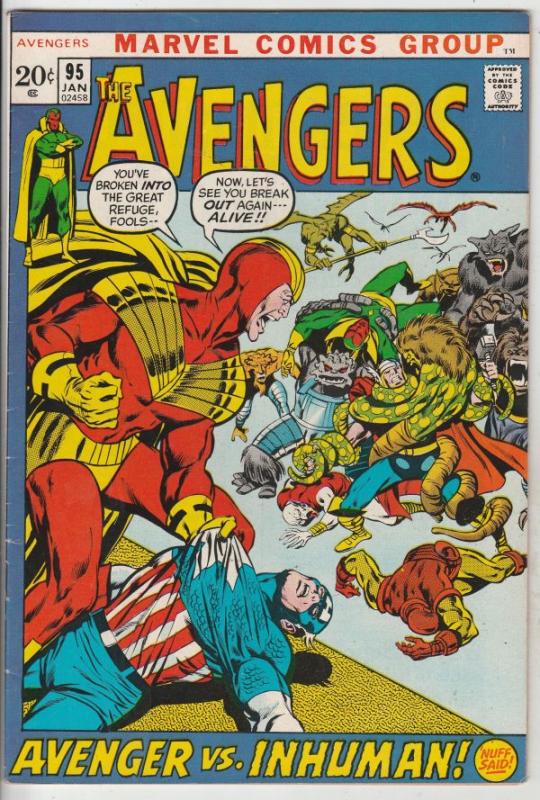 Avengers, The #95 (Jan-72) VF/NM High-Grade Avengers