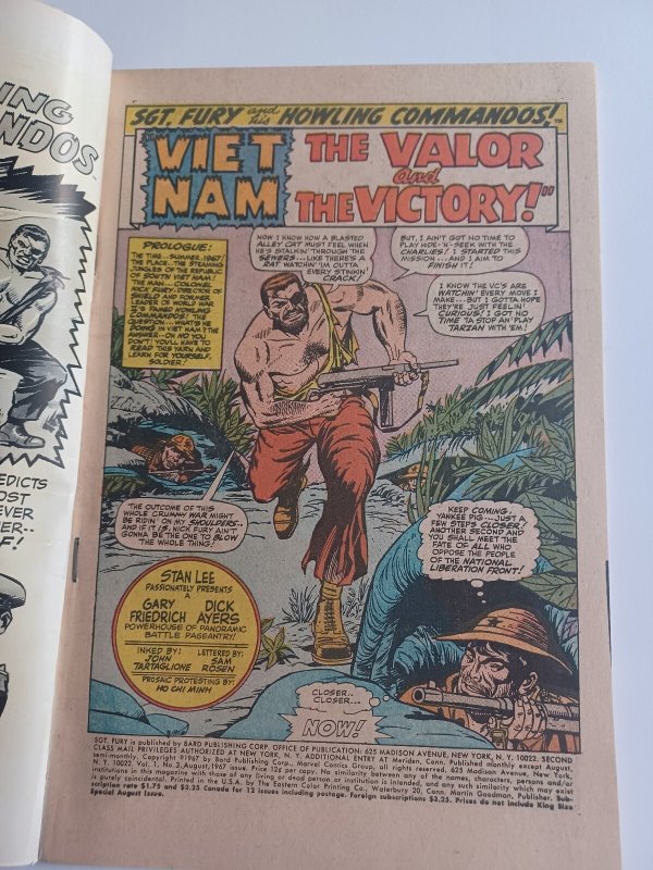 Sgt. Fury and His Howling Commandos Annual #3 - 1967 - FN/VF