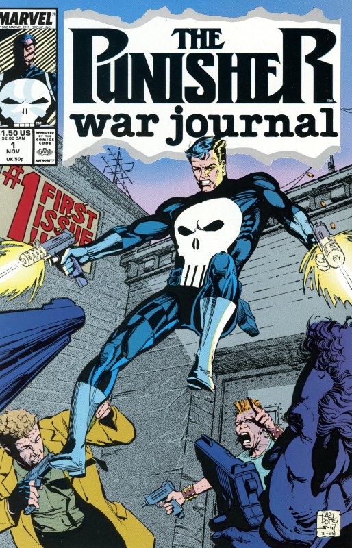 Punisher War Journal 1  1988  9.0 (our highest grade)   Jim Lee Art