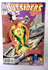 Outsiders #4 (1994) DC Comics Geo-Force 1st Print Comic Book
