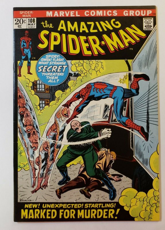 Amazing Spider-Man #108 VF+  Marvel Bronze Age 1972 