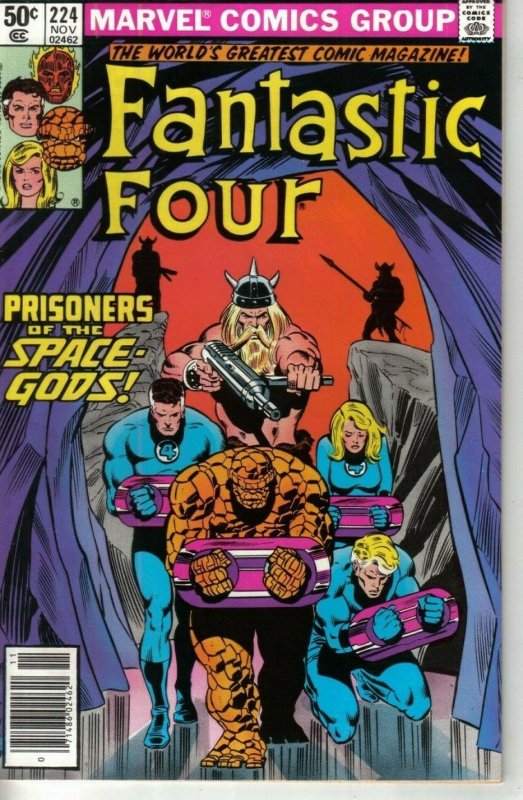 Fantastic Four #224 Marvel Bronze Age 1980 W: Doug Moench A: Bill Sienkiewicz 