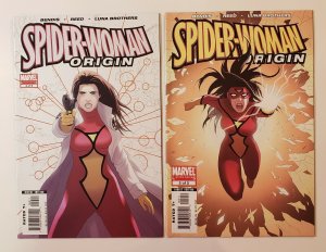 Spider-woman Origin #1-5 Complete Set Marvel Comics 2006 VF/NM Or Better