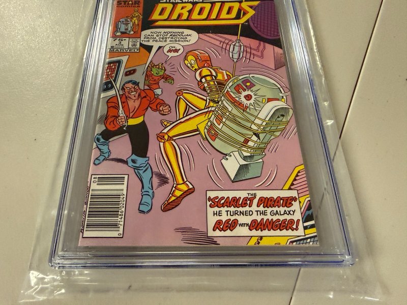 Droids # 3 CGC Graded 9.6 Marvel Star Comic Book Star Wars 1986 Newsstand JH34