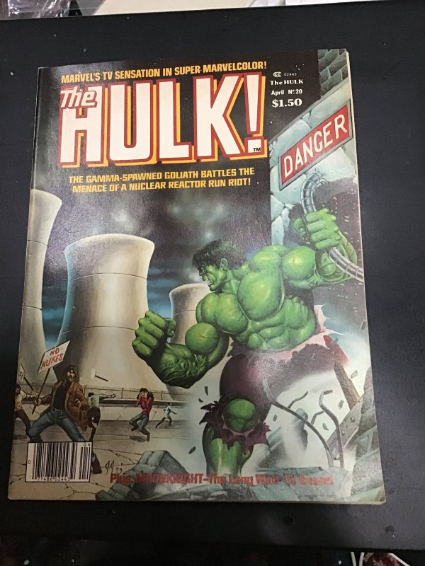 Hulk! #20 (1980) Long way to Dawn! Moon Knight back up story! High-grade! VF/NM