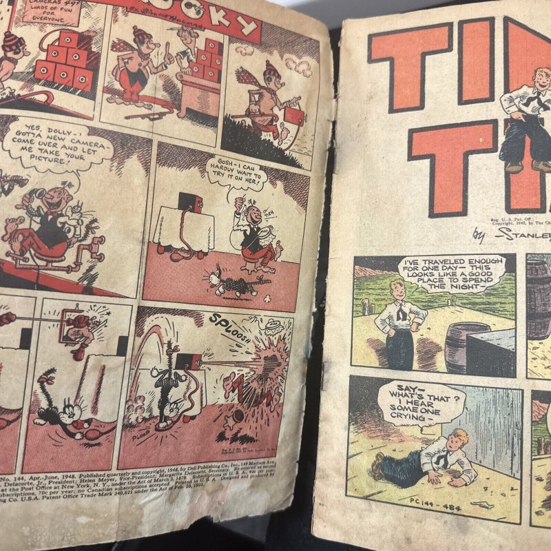 Popular Comics #144 DEll 1948 Presents Tiny Tim