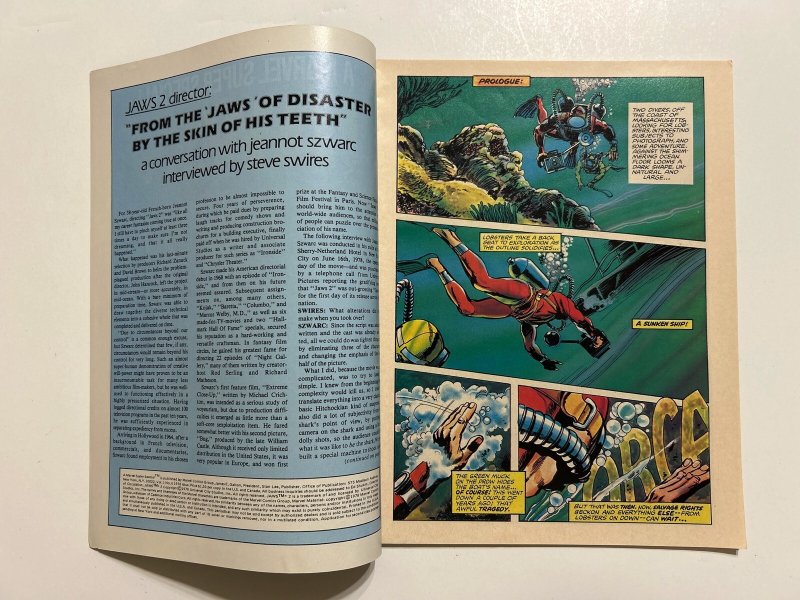 Marvel Super Special Magazine #2 F+ 6.5 Jaws 2 Movie Adaptation