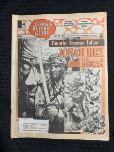 1993 COMICS BUYERS GUIDE Newspaper #1027 FN 6.0 Tim Truman / Jonah Hex