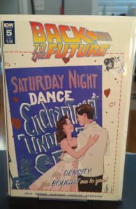 Back To the Future #5 Subscription Cover - Valentines Day Card (2016)