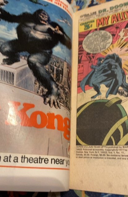 Super-Villain Team-Up #11 (1977)dr doom and red skull