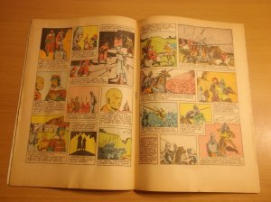 H. C. BLACKERBY: WARRIOR COMICS #1, SCARCE GERBER 8 GOLDEN AGE COMIC, 1945, VF-! 