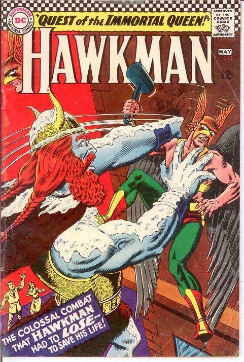 HAWKMAN 13 G-VG   May 1966 COMICS BOOK