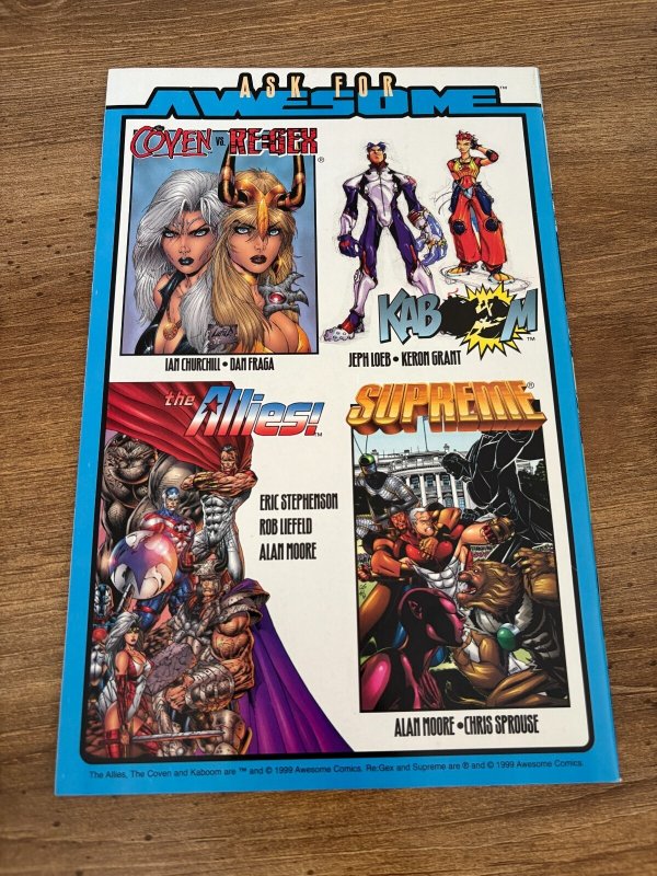 Supreme The Return # 1 NM 1st Print Awesome Comic Book Alan Moore 9 J298