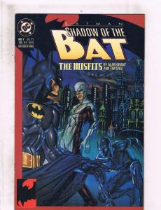 Lot of 4 Batman Shadow of the Bat DC Comic Books #4 5 6 7 TW42