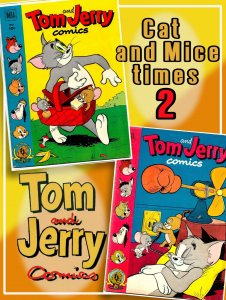 2 TOM AND JERRY COMICS #94 & 95 (1952) 5.0 VG/FN  Lots of MGM Characters!