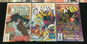 WOLVERINE 7PC LOT (VF) +UNCANNY X-MEN!! 1996